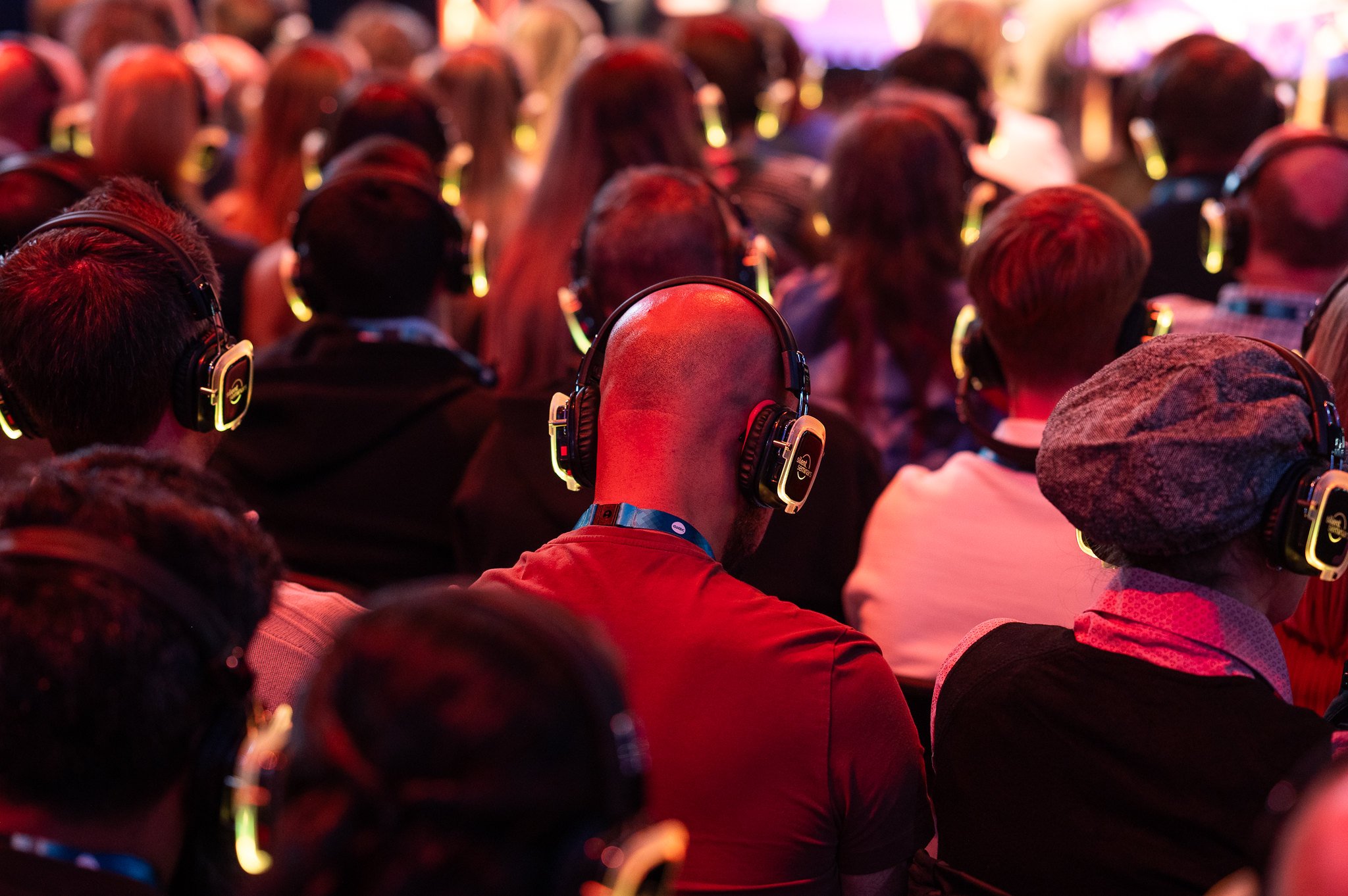 Silent disco experience
